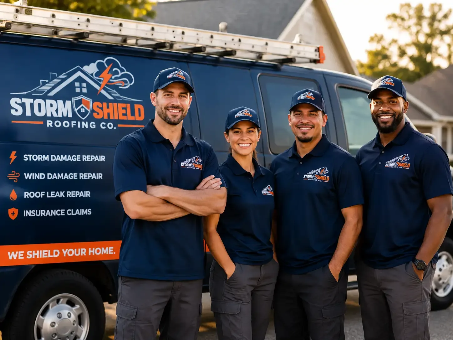Storm Damage Roof Repair company in Versailles, NY